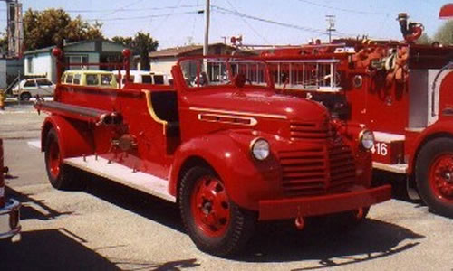 Watsonville Fire Department's 1941 GMC/Darley Pumper